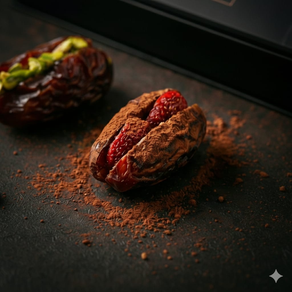 Cocoa & Raspberry Dates